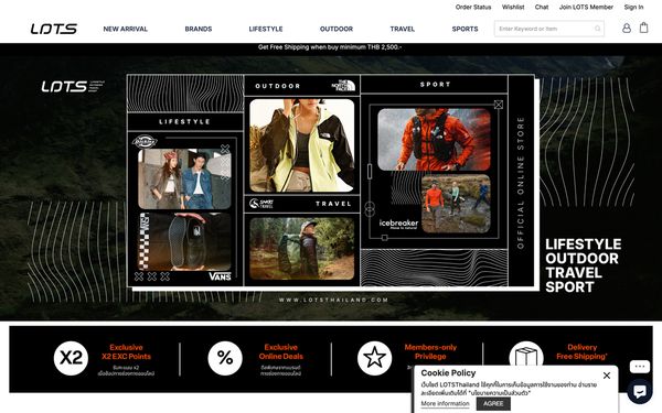 Lotsthailand — Magento 2 website by BangkokSync