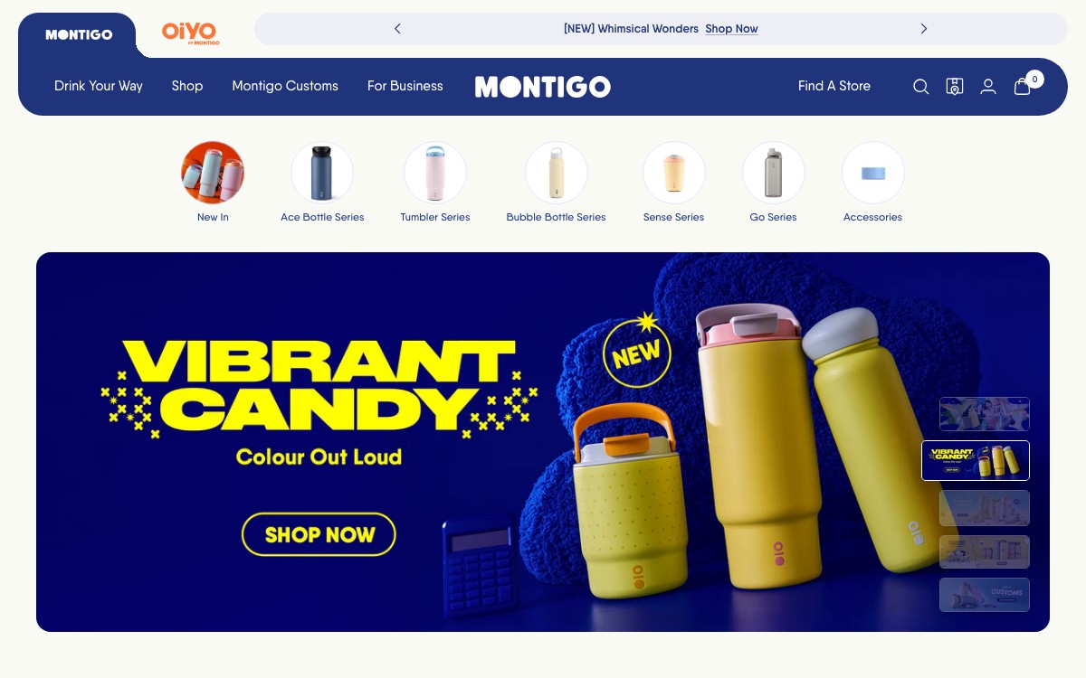 Montigo — Shopify website by BangkokSync