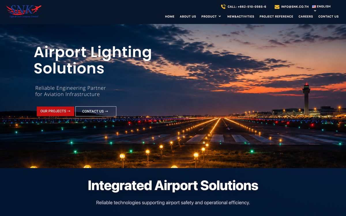 S.N.K. — WordPress website by BangkokSync